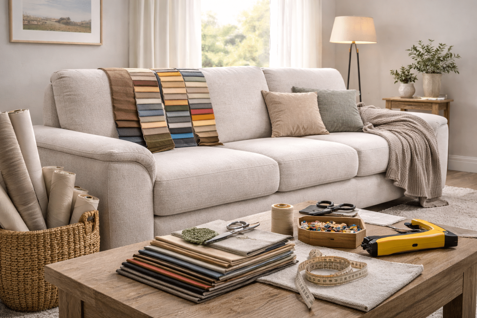 Neue Polster alter Möbel